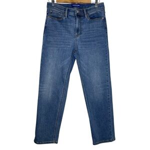 Scotch & Soda Slim Straight Leg High Waisted Denim Blue Stretch Jeans Size 8